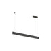 SLV 1011936 LINIUS 120, PD, PHASE, CEILING ROSE, pendant luminaire, 3000 K, 34 W, 90°, black (MD01)