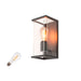 SLV 1012012 QUADRULO LAMP SET, WL, surface-mounted wall luminaire, incl. ST64 E27, PHASE, 2700 K, 320°, anthracite (MD01)