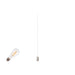 SLV 1012022 FITU LAMP SET, PD, CEILING ROSE, pendant luminaire, E27, 2700 K, PHASE, 320°, white (MD01)