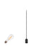 SLV 1012034 FITU LAMP SET, PD, RIBBED, 1~ pendant luminaire, E27, 2700 K, PHASE, 320°, black (MD01)