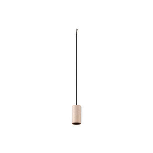 SLV 1012100 FITU LAMP SET, PD, STONE, INCL. E27 LAMP AND 1PH. ADAPTER, 1~ pendant luminaire, pendant length: 500 cm, 1900 K, Globe 150, 1 x 15 W, 6 W, 330°, beige (MD01)