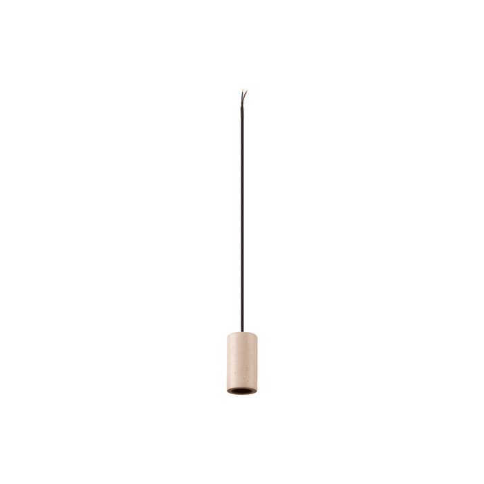 SLV 1012100 FITU LAMP SET, PD, STONE, INCL. E27 LAMP AND 1PH. ADAPTER, 1~ pendant luminaire, pendant length: 500 cm, 1900 K, Globe 150, 1 x 15 W, 6 W, 330°, beige (MD01)