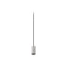 SLV 1012109 FITU LAMP SET, PD, STONE, INCL. E27 LAMP AND 3PH. ADAPTER, 3~ pendant luminaire, pendant length: 500 cm, 1900 K, Globe 125, 1 x 15 W, 6 W, 330°, grey (MD01)