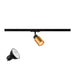 SLV 1012046 PURI 2.0 LAMP SET, Tube, 1~ Spot, INCL. PAR16 GU10, 2700 K, GU10, 1 x 6 W, PHASE, 38°, black / gold-colored (MD01)