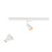 SLV 1012084 PURI 2.0 LAMP SET, Dome, 3~ Spot, INCL. PAR16 GU10, 3000 K, GU10, 1 x 6 W, PHASE, 38°, white (MD01)