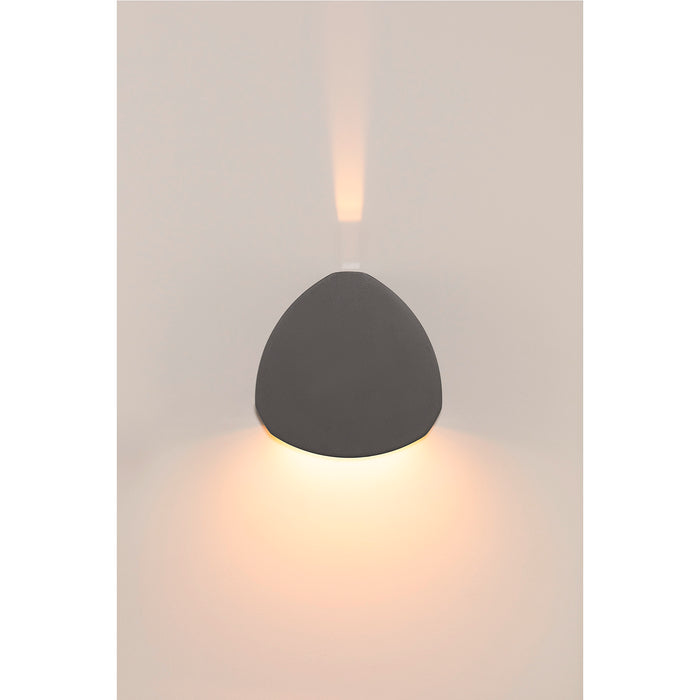 SLV 1012140 ALEGRIA, WL, TRIAC, surface-mounted wall luminaire, 2200 K / 2700 K, 9 W, anthracite (MD20)