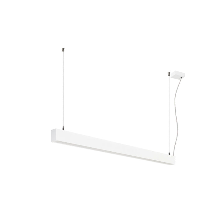 SLV 1012154 GLENOS 2.0, PD, 1.2M, DALI, UGR19, Pendant luminaire, Pendant length: 200 cm, 3000 K, 38 W, 80°, white (MD23)