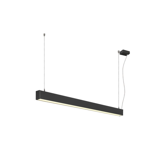 SLV 1012155 GLENOS 2.0, PD, 1.2M, DALI, UGR19, Pendant luminaire, Pendant length: 200 cm, 3000 K, 38 W, 80°, black (MD01)