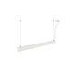 SLV 1012156 GLENOS 2.0, PD, 1.2M, DALI, UGR19, Pendant luminaire, Pendant length: 200 cm, 4000 K, 38 W, 80°, white (MD24)