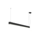 SLV 1012157 GLENOS 2.0, PD, 1.2M, DALI, UGR19, Pendant luminaire, Pendant length: 200 cm, 4000 K, 38 W, 80°, black (MD01)