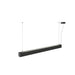 SLV 1012157 GLENOS 2.0, PD, 1.2M, DALI, UGR19, Pendant luminaire, Pendant length: 200 cm, 4000 K, 38 W, 80°, black (MD24)