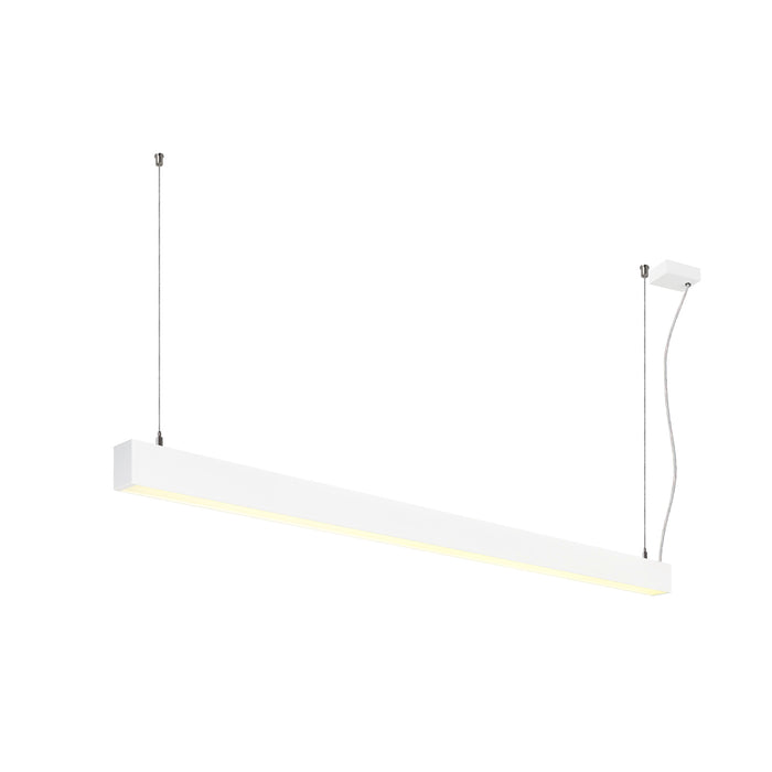 SLV 1012158 GLENOS 2.0, PD, 1.5M, DALI, UGR19, Pendant luminaire, Pendant length: 200 cm, 3000 K, 46 W, 80°, white (MD01)