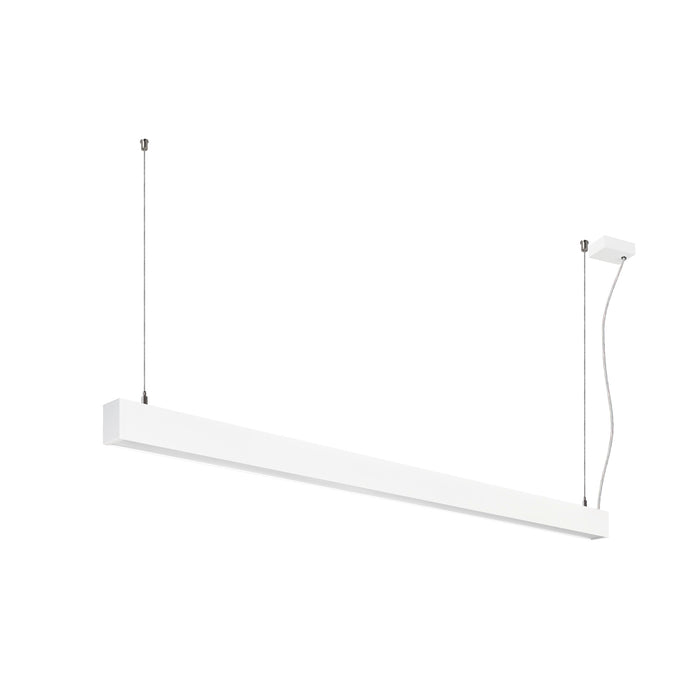 SLV 1012158 GLENOS 2.0, PD, 1.5M, DALI, UGR19, Pendant luminaire, Pendant length: 200 cm, 3000 K, 46 W, 80°, white (MD23)