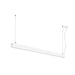 SLV 1012158 GLENOS 2.0, PD, 1.5M, DALI, UGR19, Pendant luminaire, Pendant length: 200 cm, 3000 K, 46 W, 80°, white (MD23)