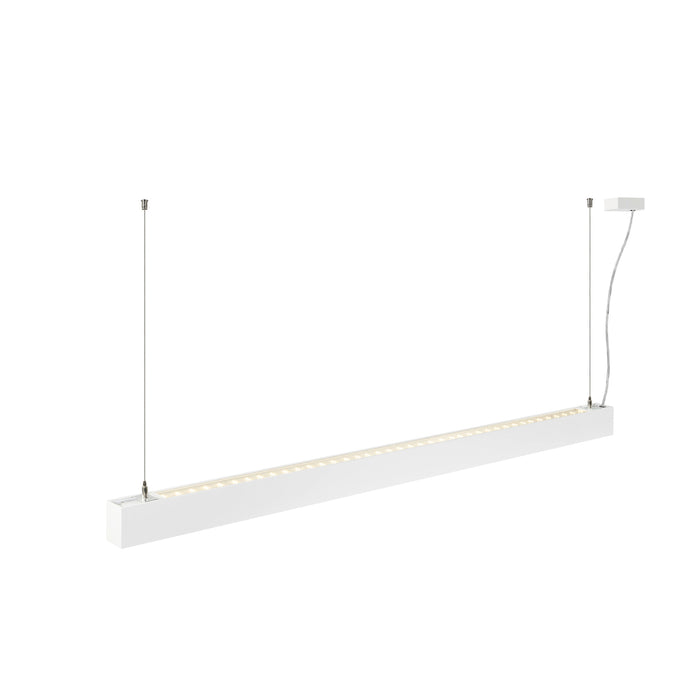 SLV 1012158 GLENOS 2.0, PD, 1.5M, DALI, UGR19, Pendant luminaire, Pendant length: 200 cm, 3000 K, 46 W, 80°, white (MD24)