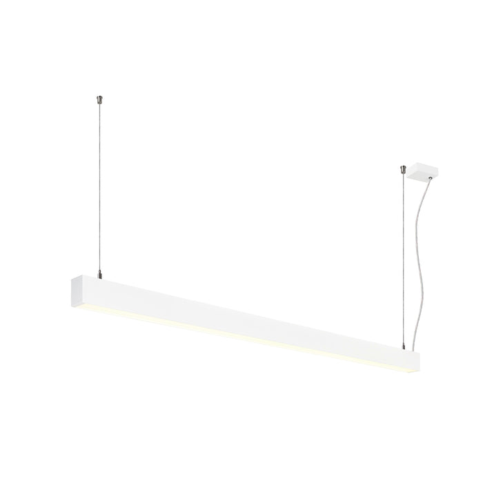 SLV 1012160 GLENOS 2.0, PD, 1.5M, DALI, UGR19, Pendant luminaire, Pendant length: 200 cm, 4000 K, 46 W, 80°, white (MD01)