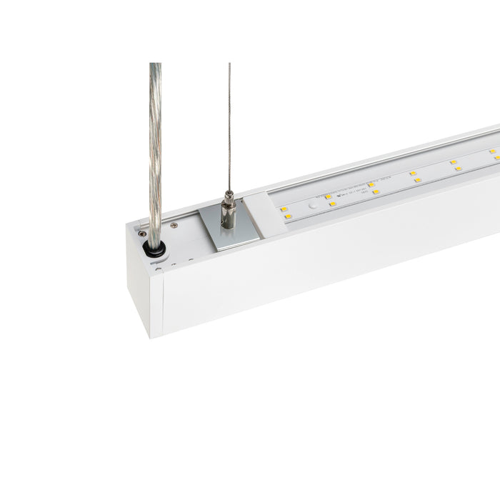 SLV 1012154 GLENOS 2.0, PD, 1.2M, DALI, UGR19, Pendant luminaire, Pendant length: 200 cm, 3000 K, 38 W, 80°, white (MD26)
