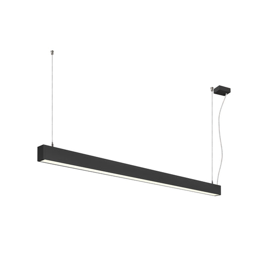SLV 1012161 GLENOS 2.0, PD, 1.5M, DALI, UGR19, Pendant luminaire, Pendant length: 200 cm, 4000 K, 46 W, 80°, black (MD01)