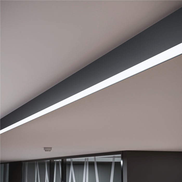 SLV 1012165 GLENOS 2.0, CL, 1.2M, DALI, UGR22, Surface-mounted ceiling luminaire, 4000 K, 17 W, black (MD20)