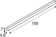 SLV 1012166 GLENOS 2.0, WL, Surface-mounted wall luminaire, 3000 K, 20 W, 80°, white (MD12)