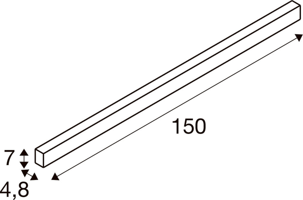 SLV 1012168 GLENOS 2.0, WL, Surface-mounted wall luminaire, 4000 K, 20 W, 80°, white (MD12)