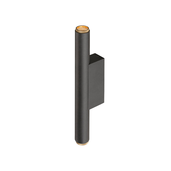 SLV 1012175 GRIP! S, WL, PHASE, UP/DOWN, wall-mounted luminaire, 2700 K, 12 W, 29°, black / gold-coloured (MD24)