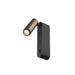 SLV 1012180 GRIP! S, WL, ON/OFF SWITCH, wall-mounted luminaire, 2700 K, 4.6 W, 29°, bronze / black (MD23)