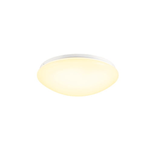 SLV 1012182 LIPSY 2.0 30, CW, DOME, wall and ceiling surface-mounted luminaire, 3000 K / 4000 K, 7.1 W / 11 W, 120°, white / milky (MD01)