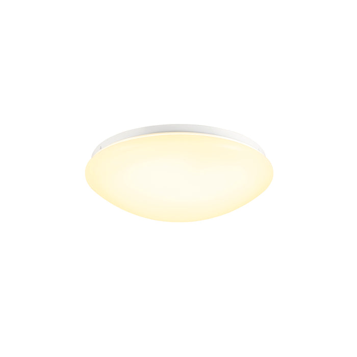 SLV 1012182 LIPSY 2.0 30, CW, DOME, wall and ceiling surface-mounted luminaire, 3000 K / 4000 K, 7.1 W / 11 W, 120°, white / milky (MD01)