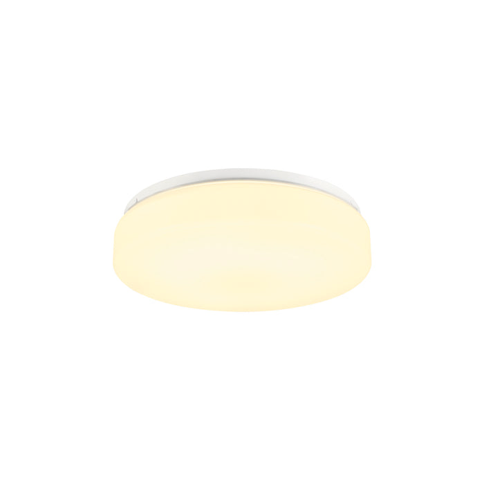 SLV 1012183 LIPSY 2.0 30, CW, DRUM, wall and ceiling surface-mounted luminaire, 3000 K / 4000 K, 7.1 W / 11 W, 120°, white / milky (MD01)