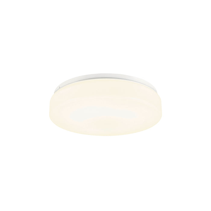 SLV 1012183 LIPSY 2.0 30, CW, DRUM, wall and ceiling surface-mounted luminaire, 3000 K / 4000 K, 7.1 W / 11 W, 120°, white / milky (MD24)