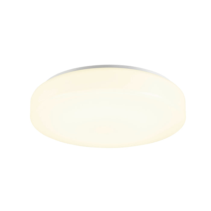 SLV 1012187 LIPSY 2.0 40, CW, DRUM, Wall and Ceiling Surface-Mounted Luminaire, 3000 K / 4000 K, 9/18 W, 120°, white / milky (MD24)