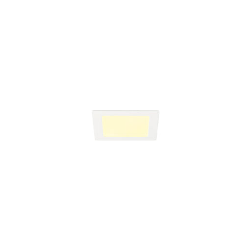 SLV 1012201 SENSER 2.0 18, RL, square, PHASE, recessed ceiling luminaire, 3000 K / 4000 K, 12 W, 90°, white (MD01)