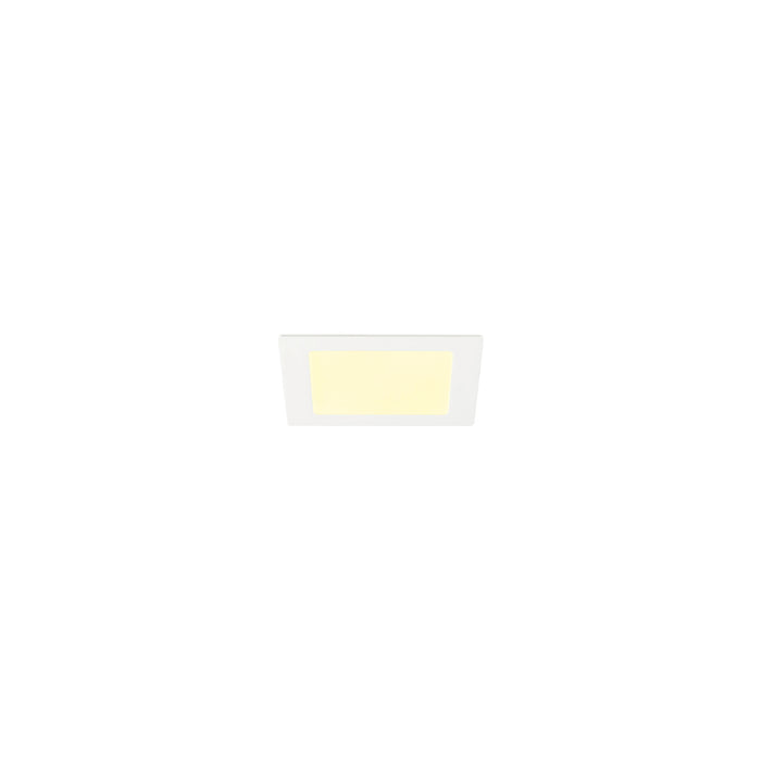 SLV 1012201 SENSER 2.0 18, RL, square, PHASE, recessed ceiling luminaire, 3000 K / 4000 K, 12 W, 90°, white (MD01)
