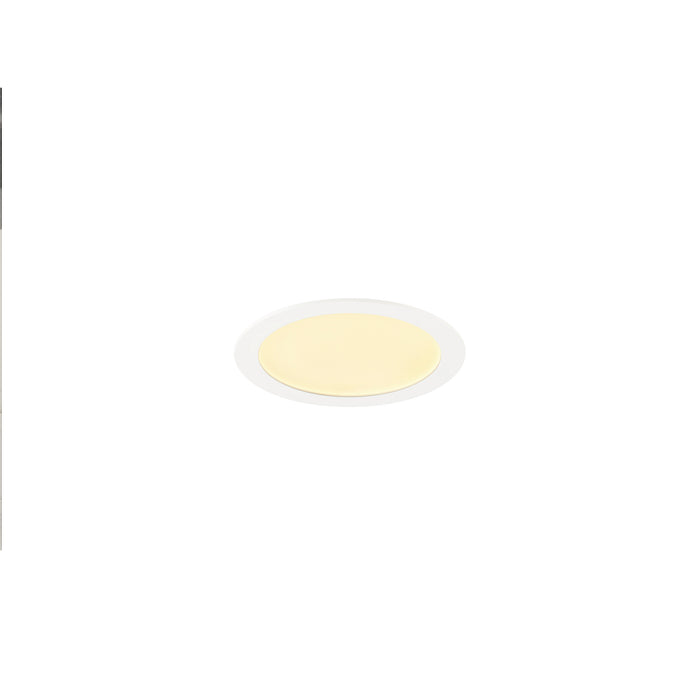 SLV 1012209 SENSER 2.0 24, RL, round, DALI, recessed ceiling luminaire, 3000 K / 4000 K, 18 W, 90°, white (MD23)