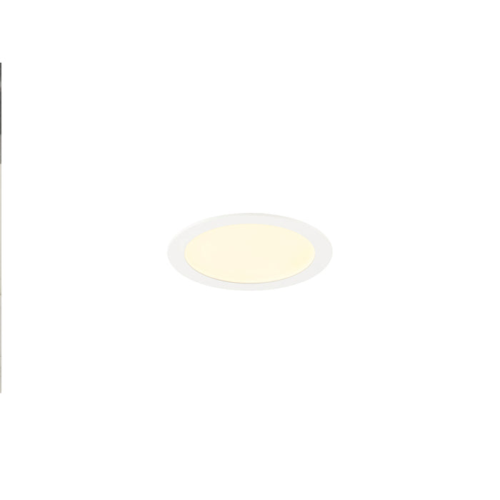 SLV 1012202 SENSER 2.0 24, RL, round, PHASE, recessed ceiling luminaire, 3000 K / 4000 K, 90°, 18 W, white (MD23)