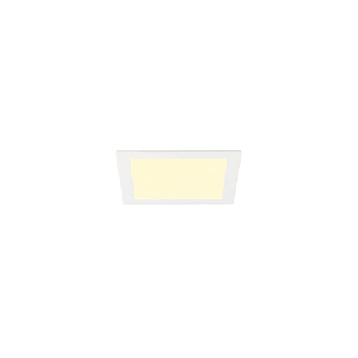 SLV 1012203 SENSER 2.0 24, RL, square, PHASE, recessed ceiling luminaire, 3000 K / 4000 K, 20 W, 90°, white (MD01)