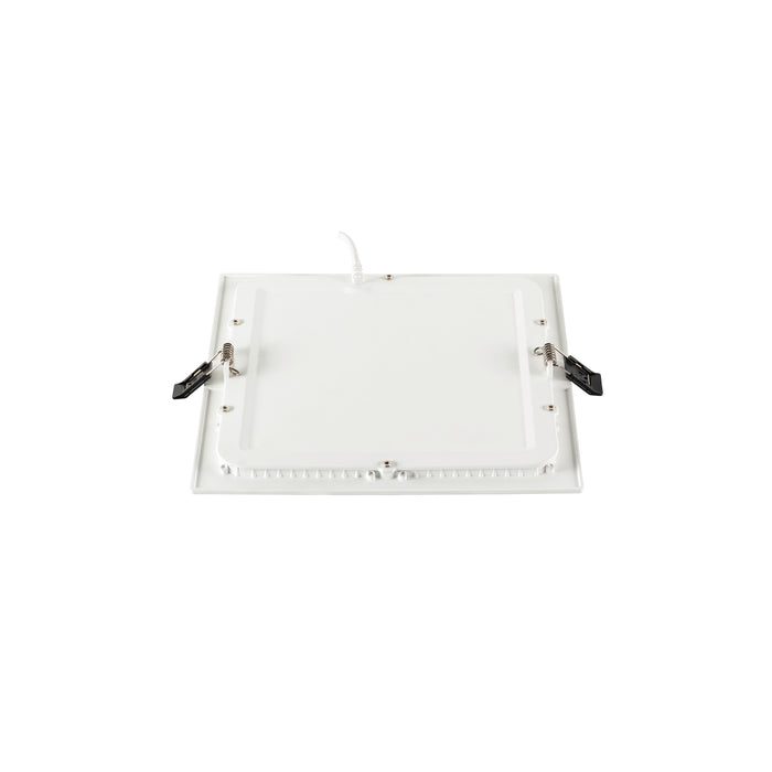 SLV 1012203 SENSER 2.0 24, RL, square, PHASE, recessed ceiling luminaire, 3000 K / 4000 K, 20 W, 90°, white (MD25)