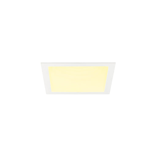 SLV 1012205 SENSER 2.0 30, RL, square, PHASE, recessed ceiling luminaire, 3000 K / 4000 K, 25 W, 90°, white (MD01)