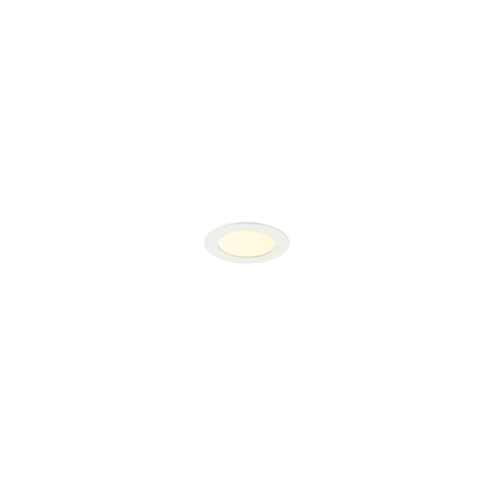 SLV 1012206 SENSER 2.0 12, RL, round, DALI, recessed ceiling luminaire, 3000 K / 4000 K, 7 W, 90°, white (MD23)