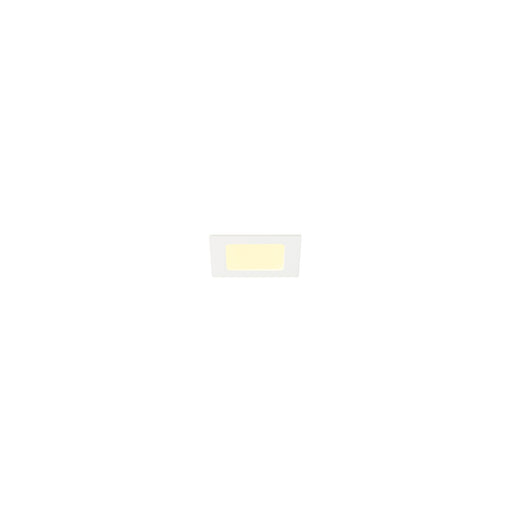 SLV 1012207 SENSER 2.0 12, RL, square, DALI, recessed ceiling luminaire, 3000 K / 4000 K, 7 W, 90°, white (MD01)