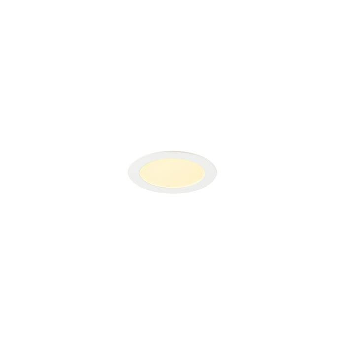 SLV 1012208 SENSER 2.0 18, RL, round, DALI, recessed ceiling luminaire, 3000 K / 4000 K, 12 W, 90°, white (MD01)