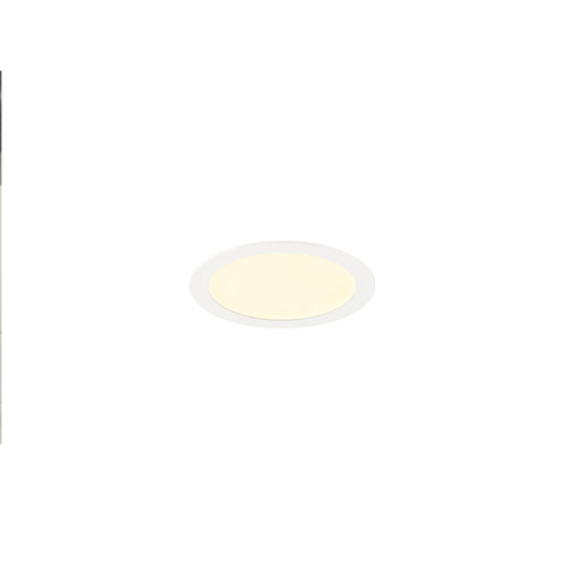 SLV 1012209 SENSER 2.0 24, RL, round, DALI, recessed ceiling luminaire, 3000 K / 4000 K, 18 W, 90°, white (MD01)