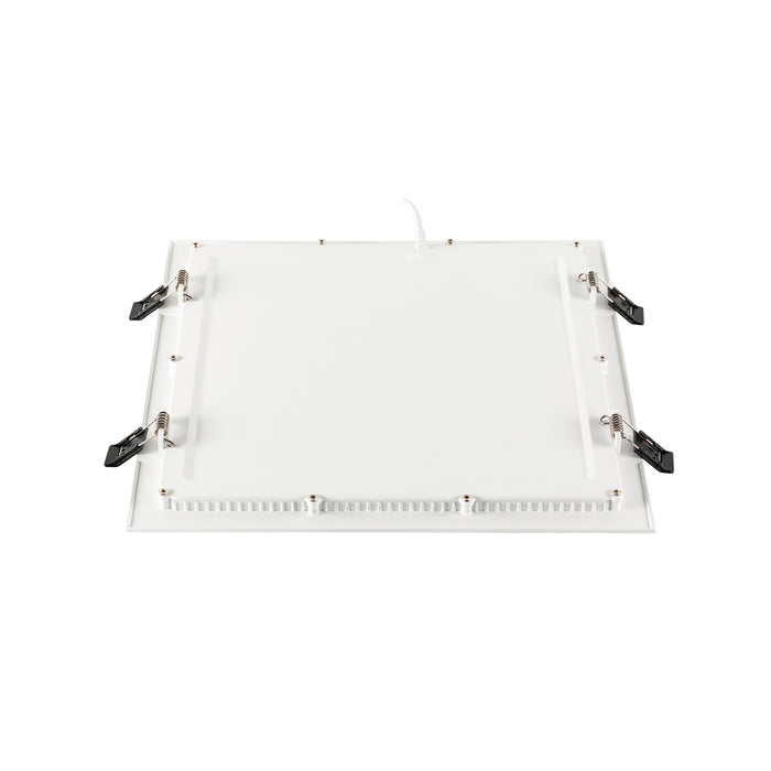 SLV 1012212 SENSER 2.0 30, RL, square, DALI, recessed ceiling luminaire, 3000 K / 4000 K, 24 W, 90°, white (MD24)