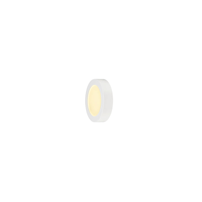 SLV 1012215 SENSER 2.0 18, CW, round, PHASE, surface-mounted wall and ceiling luminaire, 3000 K / 4000 K, 14 W, 90°, white (MD01)