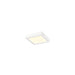 SLV 1012218 SENSER 2.0 24, CW, square, PHASE, surface-mounted wall and ceiling luminaire, 3000 K / 4000 K, 23 W, 90°, white (MD01)