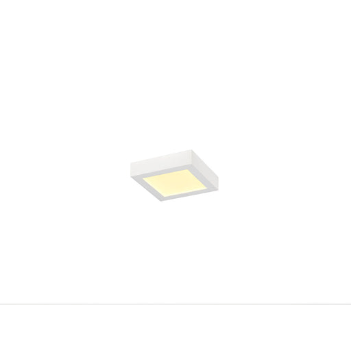 SLV 1012224 SENSER 2.0 18, CW, square, DALI, surface-mounted wall and ceiling luminaire, 3000 K / 4000 K, 13 W, 90°, white (MD01)