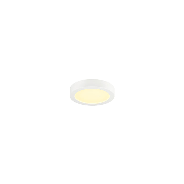 SLV 1012217 SENSER 2.0 24, CW, round, PHASE, surface-mounted wall and ceiling luminaire, 3000 K / 4000 K, 23 W, 90°, white (MD23)