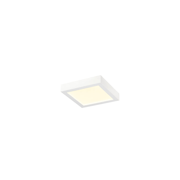 SLV 1012226 SENSER 2.0 24, CW, square, DALI, surface-mounted wall and ceiling luminaire, 3000 K / 4000 K, 23 W, 90°, white (MD23)