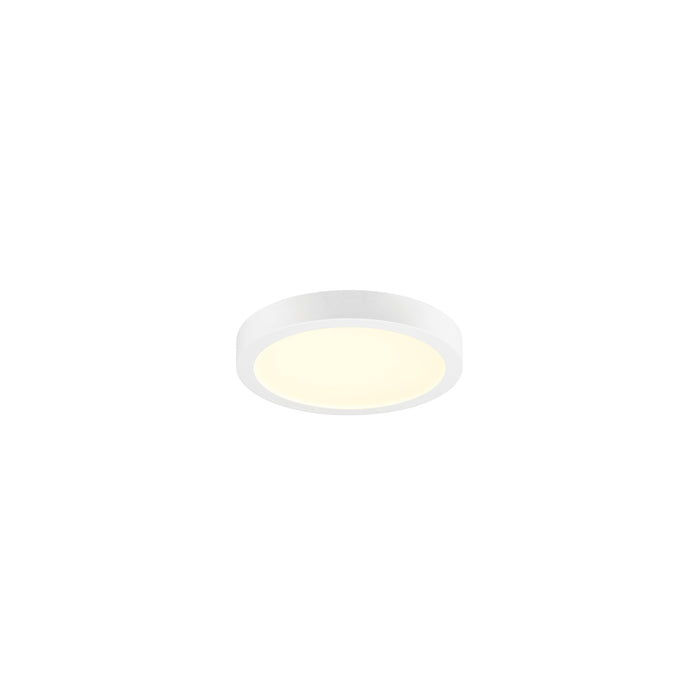 SLV 1012219 SENSER 2.0 30, CW, round, PHASE, wall and ceiling surface-mounted luminaire, 3000 K / 4000 K, 28 W, 90°, white (MD24)